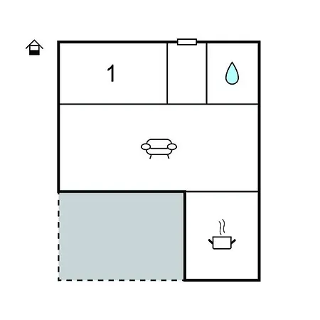 1 Bedroom Cozy In Apartamento *